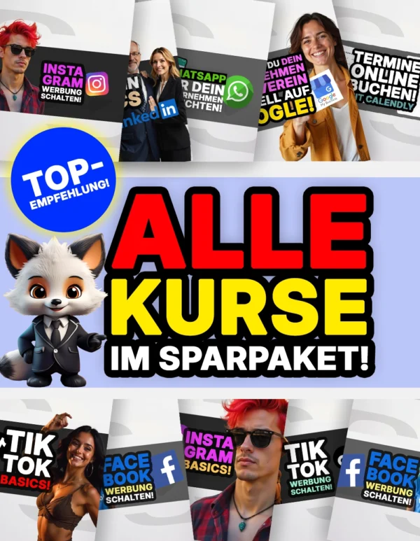 Alle Tiny-Kurse im Sparpaket!